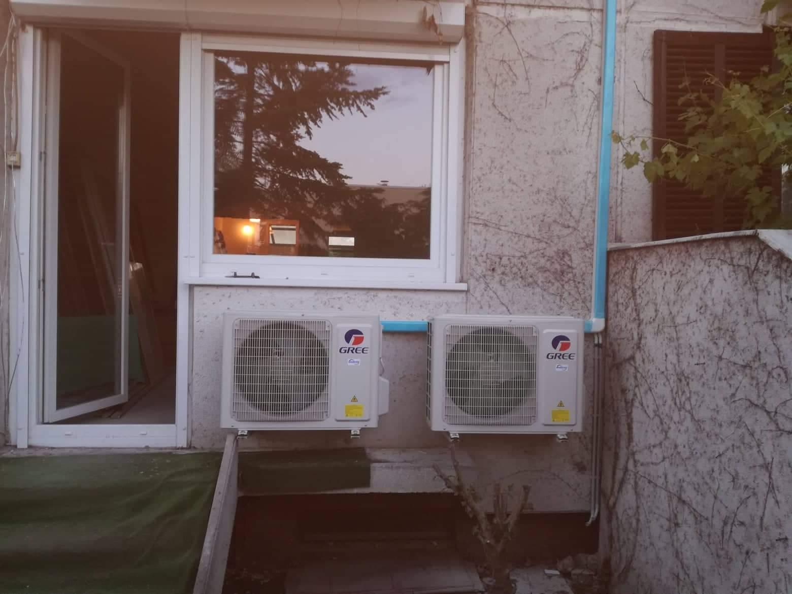 Gree kültéri egységből 2db egymás mellett