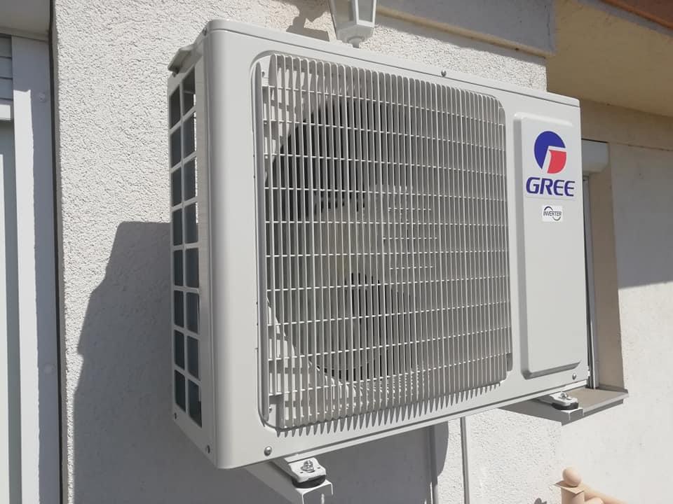 Gree kültéri egység a falon